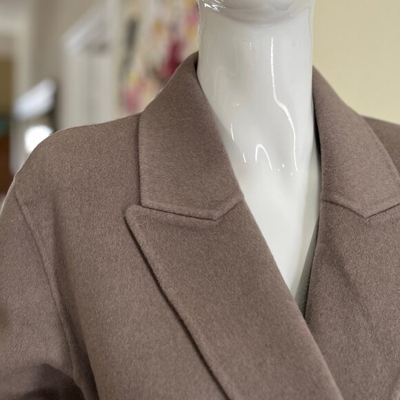 Theory Jackets & Blazers - Theory Double-breasted wool and cashmere Coat in Taupe - Authentic